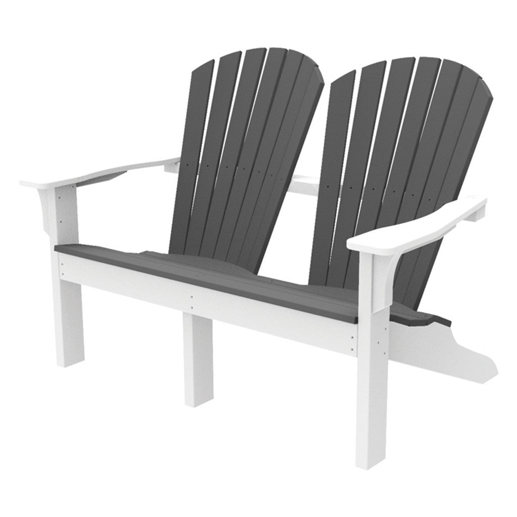Seaside Casual Adirondack Shellback Love Seat