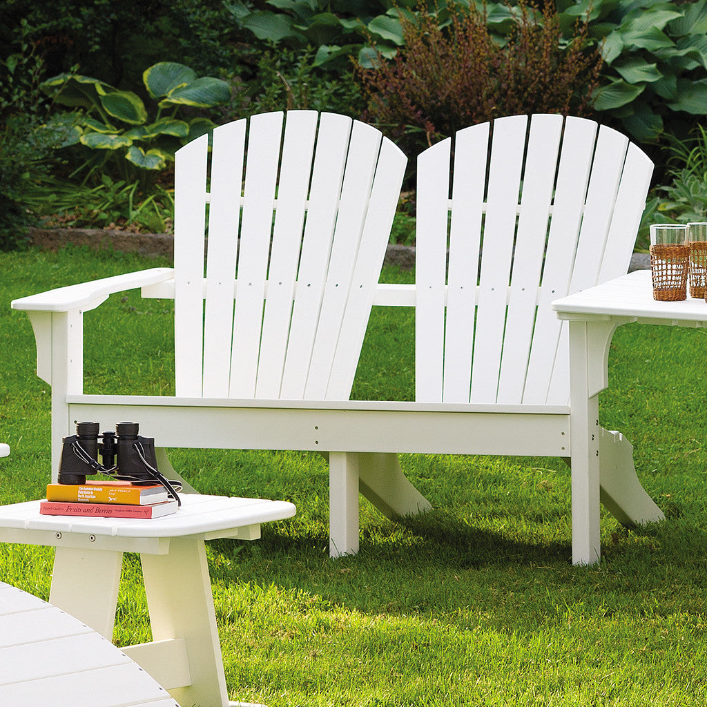 Seaside Casual Adirondack Shellback Love Seat