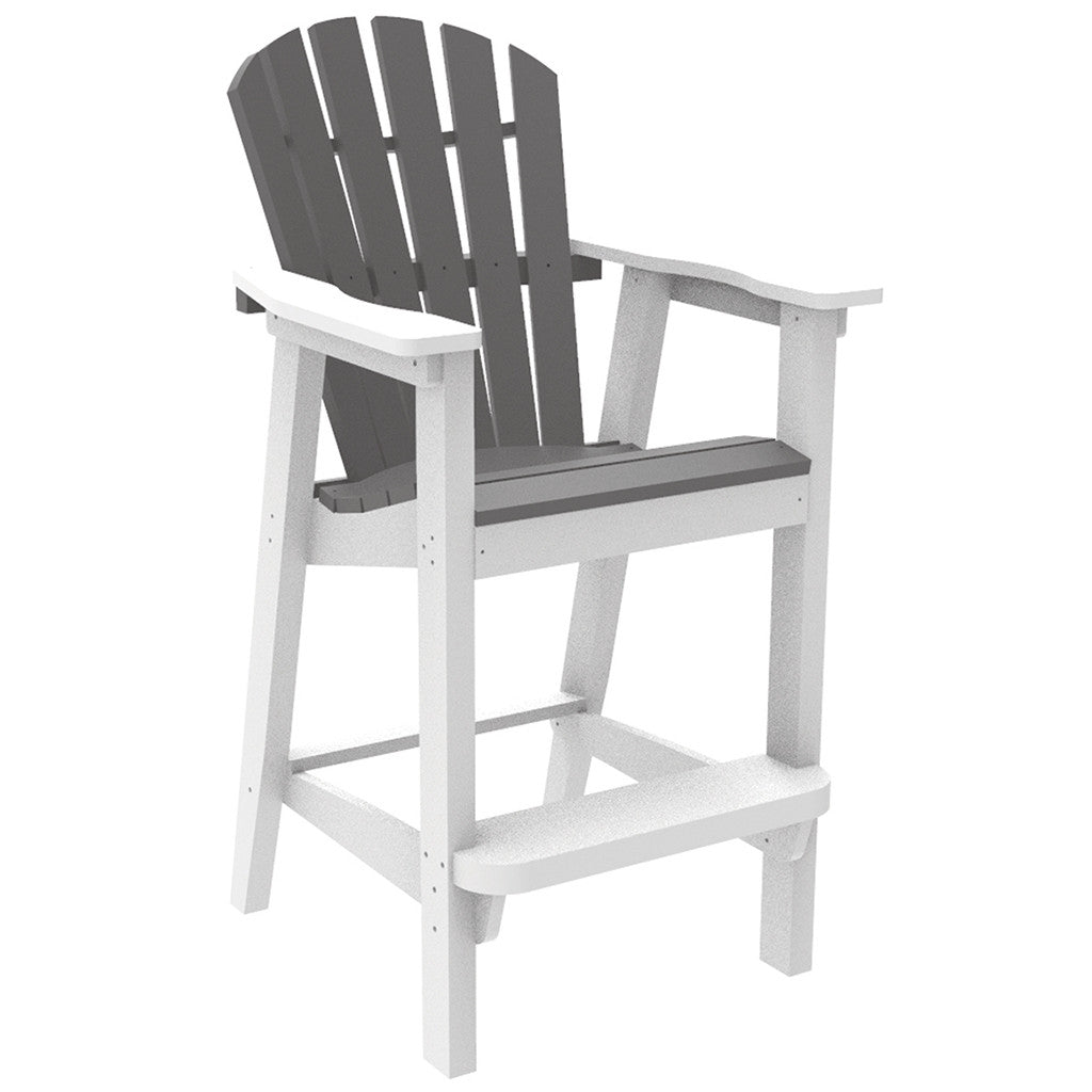 Seaside Casual Adirondack Shellback Bar Chair