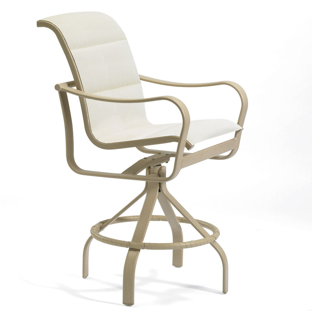 Tropitone Shoreline Sling Swivel Bar Stool