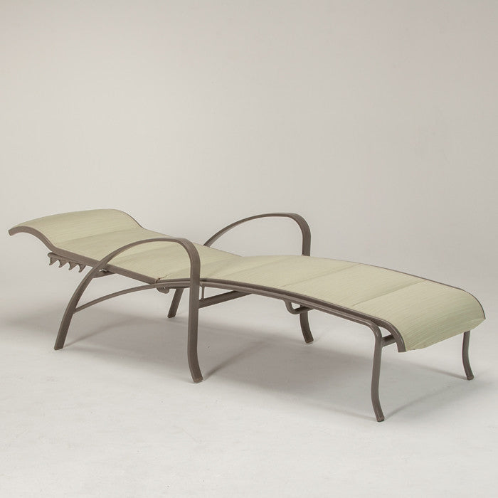 Tropitone Shoreline Padded Sling Swivel Bar Stool 25"-28"-30"