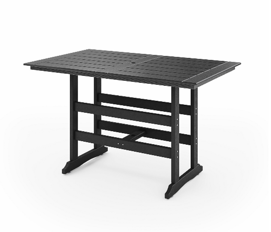 SoPoly 72" Savannah Farmhouse Bar Table