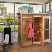Dundalk Indoor Cabin Sauna - Clear Red Cedar