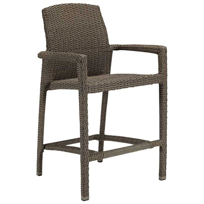 Tropitone Evo Woven Stationary Bar Stool