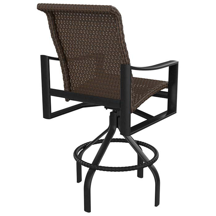 Tropitone Kenzo Woven Swivel Bar Stool