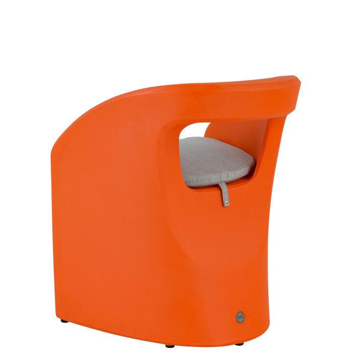 Tropitone Radius Dining Chair with Seat Pad