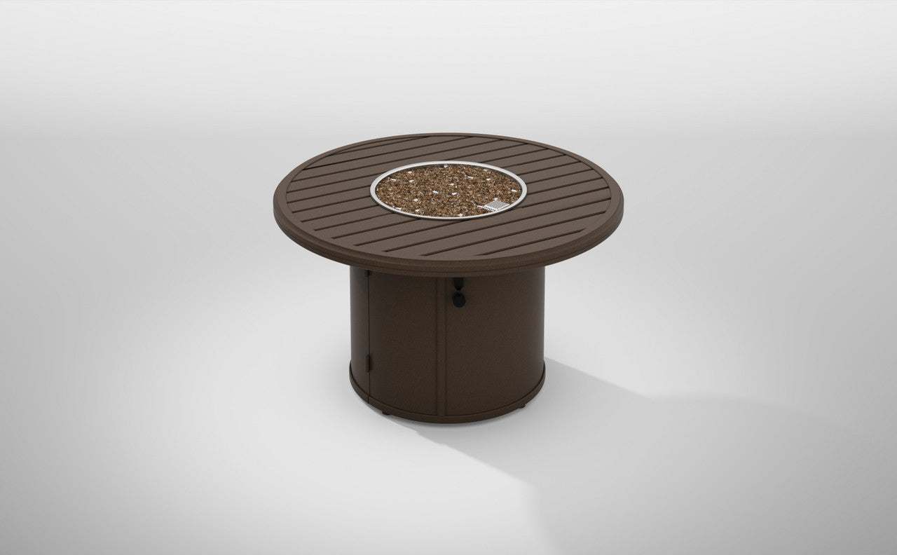 Tropitone Banchetto 42" Round Fire Pit, Manual Ignition