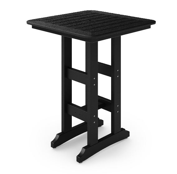 SoPoly 33" St Simons Square Bar Table