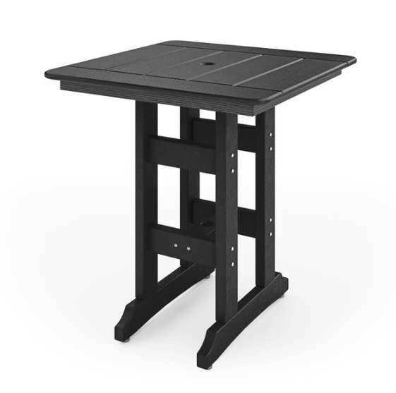 SoPoly 33" Savannah Square Counter Table