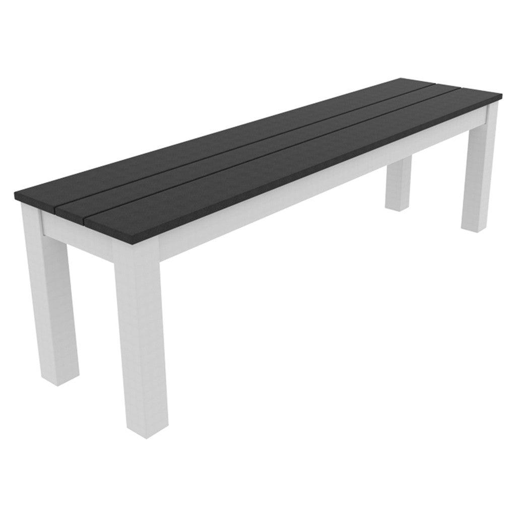 Seaside Casual Greenwich 80" Dining Bench Slatted