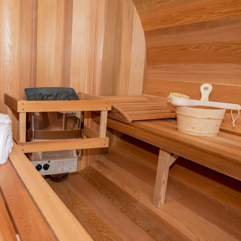 Dundalk Panoramic Sauna - Clear Cedar