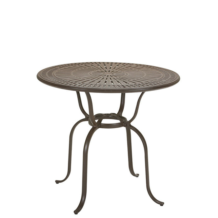 Tropitone Spectrum 43" Round KD Bar Umbrella Table