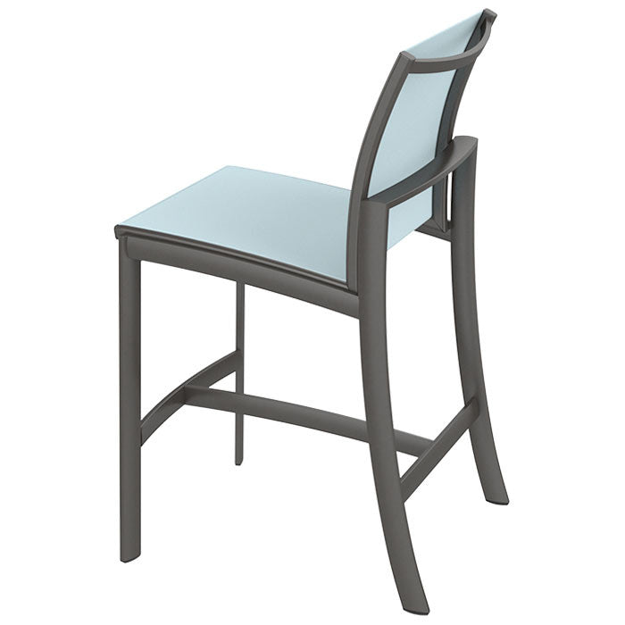 Tropitone KOR Relaxed Sling Armless Bar Stool