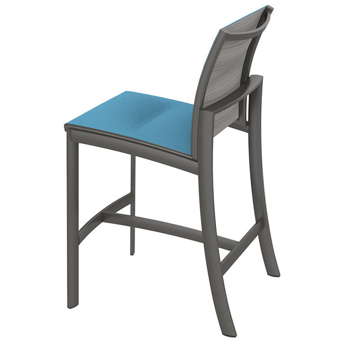 Tropitone KOR Padded Sling Armless Bar Stool