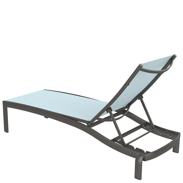 Tropitone KOR Relaxed Sling Armless Chaise Lounge