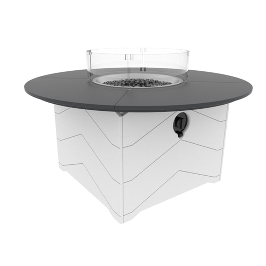 Seaside Casual Aura 50" Round Fire Table