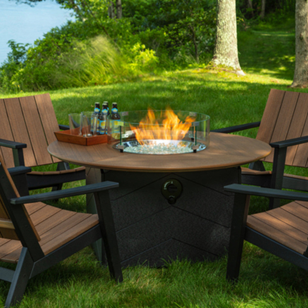 Seaside Casual Aura 50" Round Fire Table