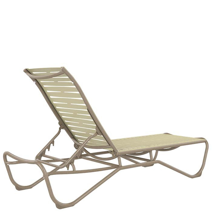 Tropitone Millennia EZ SPAN™ Armless Chaise Lounge Ribbon Segment