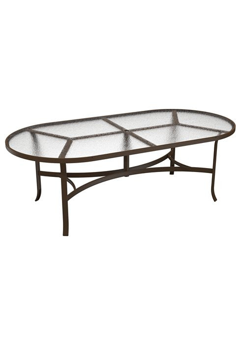 Tropitone Acrylic 66" x 40" Rectangular Dining Table