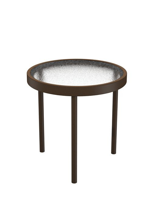 Tropitone 14" Round Tea Table, Acrylic