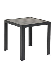 Tropitone Aluminum Slat 24" Round End Table
