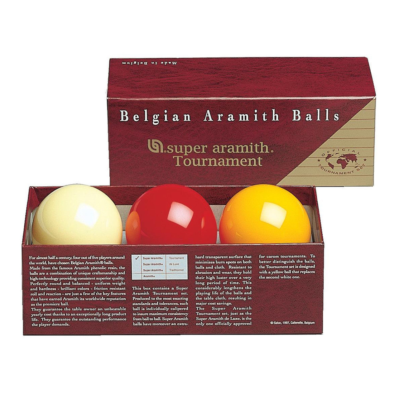 CSAT Aramith Super Tournament Carom Set