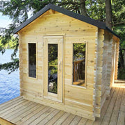 Canadian Timber Georgian Cabin Sauna with Changeroom