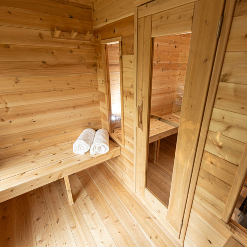 Canadian Timber Georgian Cabin Sauna with Changeroom