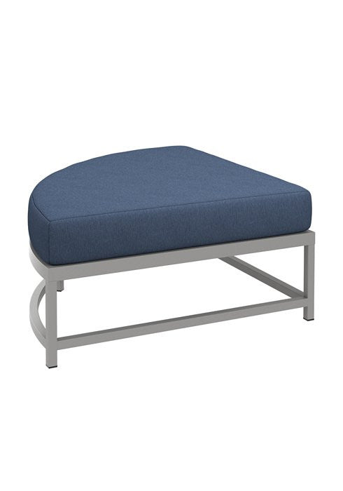 Tropitone Cabana Club Cushion Curved Ottoman (17" Seat Height)