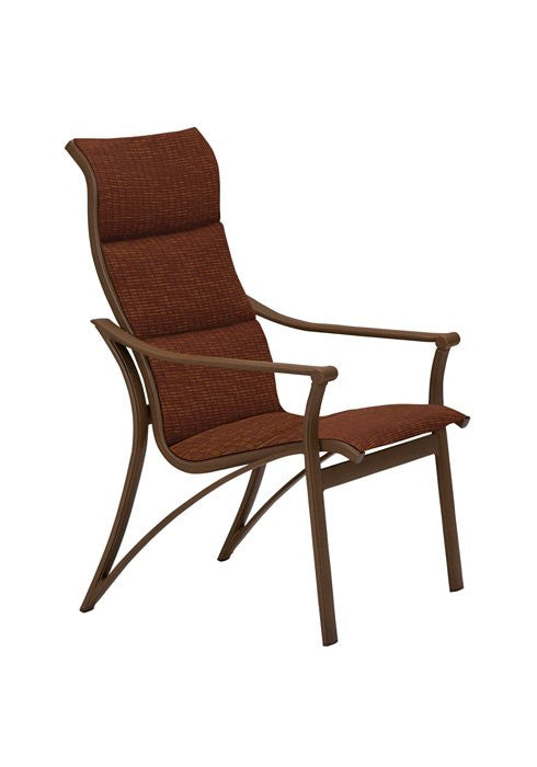 Tropitone Corsica Padded Sling High Back Dining Chair