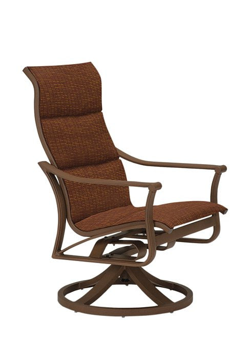 Tropitone Corsica Padded Sling High Back Swivel