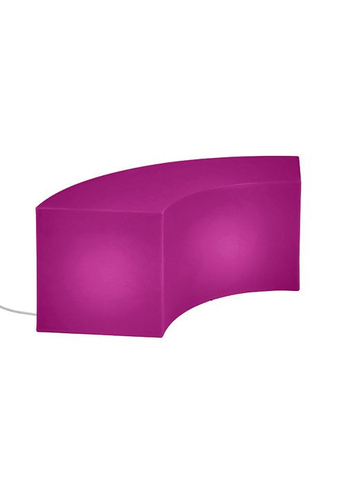 Tropitone Curve Crescent Table/Bench with Weight