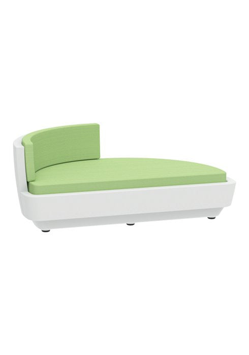 Tropitone Curve, Half Circle 1/4 Back, Party Lounger