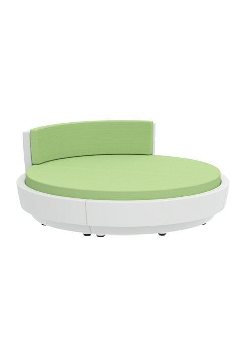 Tropitone Curve, Full Circle, 1/4 Back, Party Lounger
