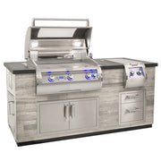 Silver Pine 77" Island