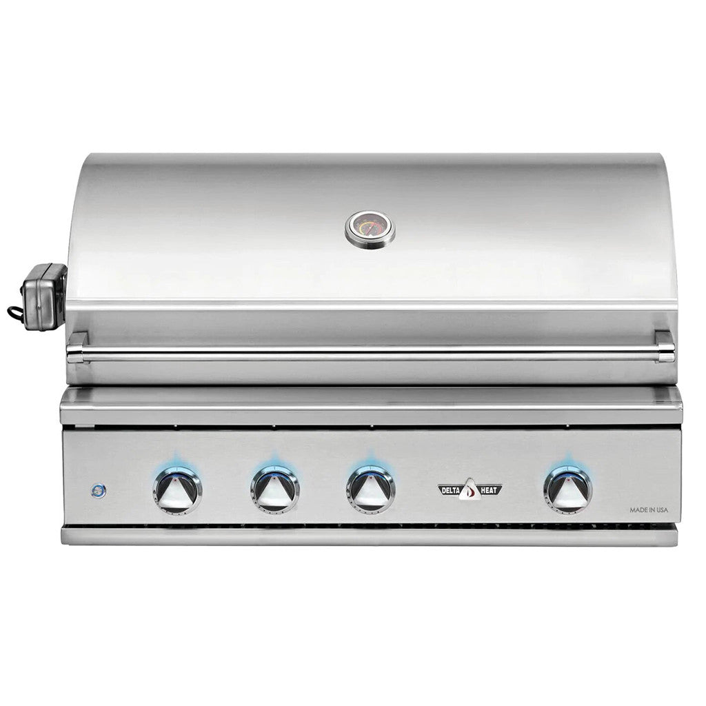 38" Delta Heat Gas Grill with Infrared Rotisserie and Sear Zone