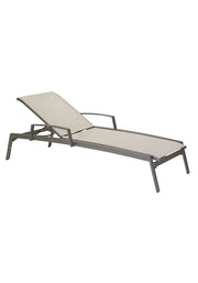 Tropitone Elance Relaxed Sling Chaise Lounge - with arms