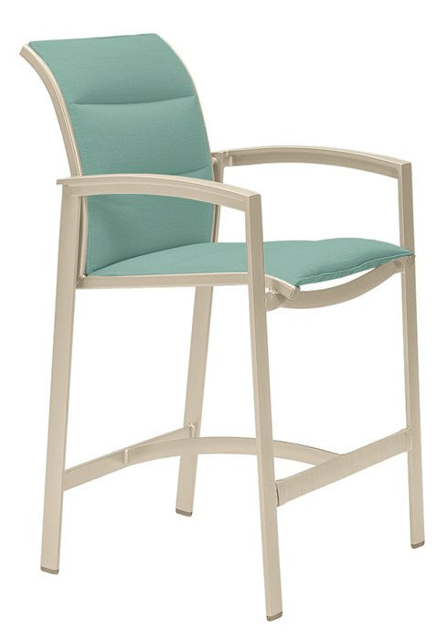 Tropitone Elance Padded Sling Stationary Bar Stool