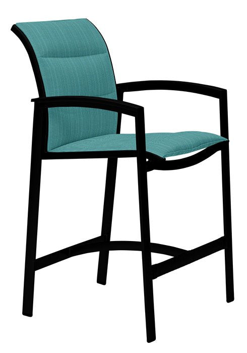 Tropitone Elance Padded Sling Stationary Bar Stool