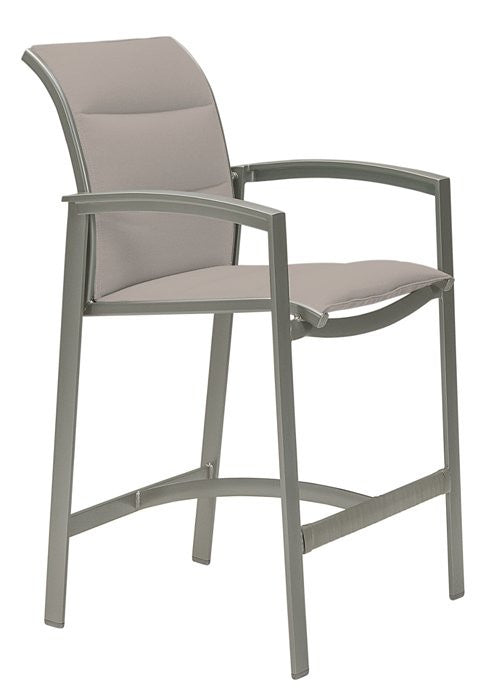 Tropitone Elance Padded Sling Stationary Bar Stool
