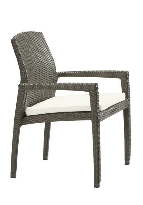 Tropitone Evo Woven Dining Chair with Pad