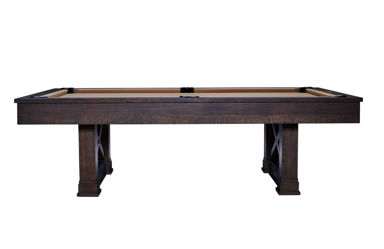Farmhouse 8' Pool Table Cappuccino