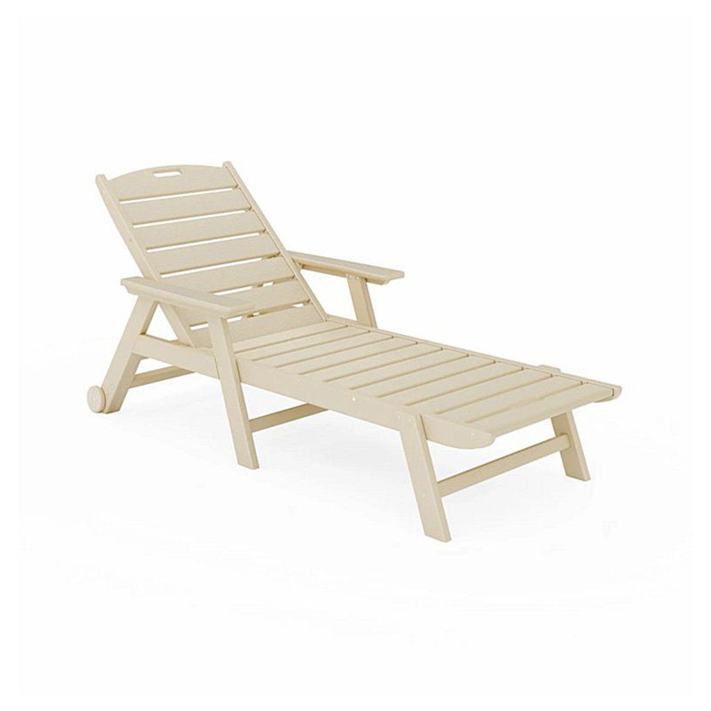 SoPoly Flat Chaise Lounge- Armless