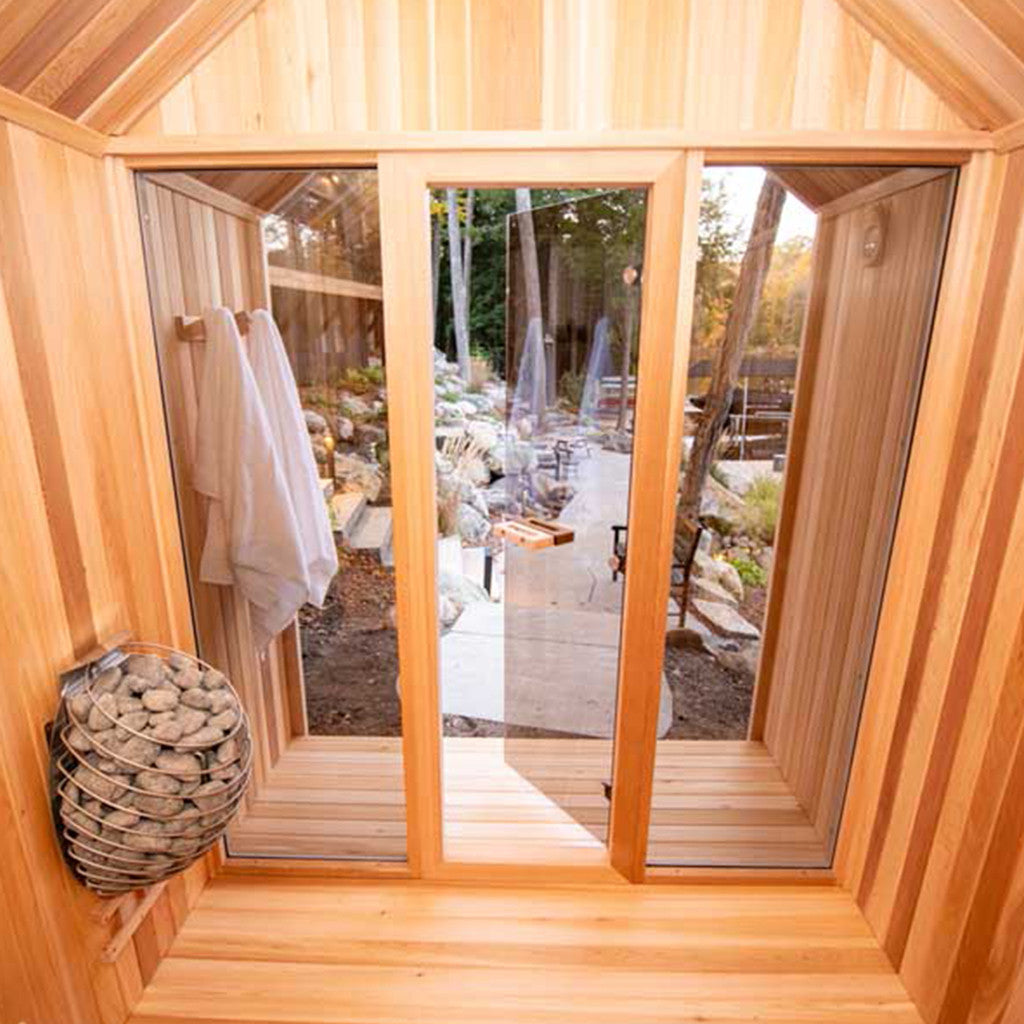 Pure Cube Hudson Sauna - Clear Red Cedar