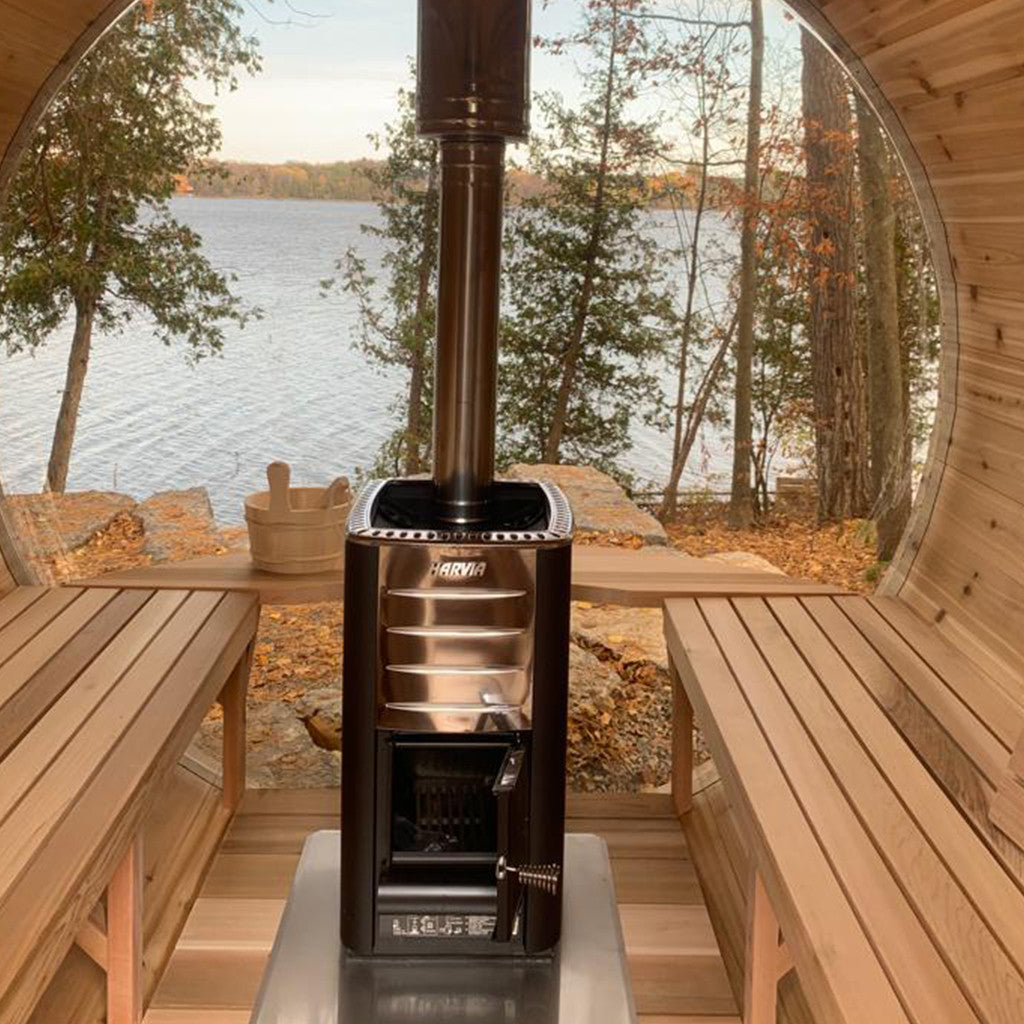 Dundalk Panoramic Sauna - Clear Cedar