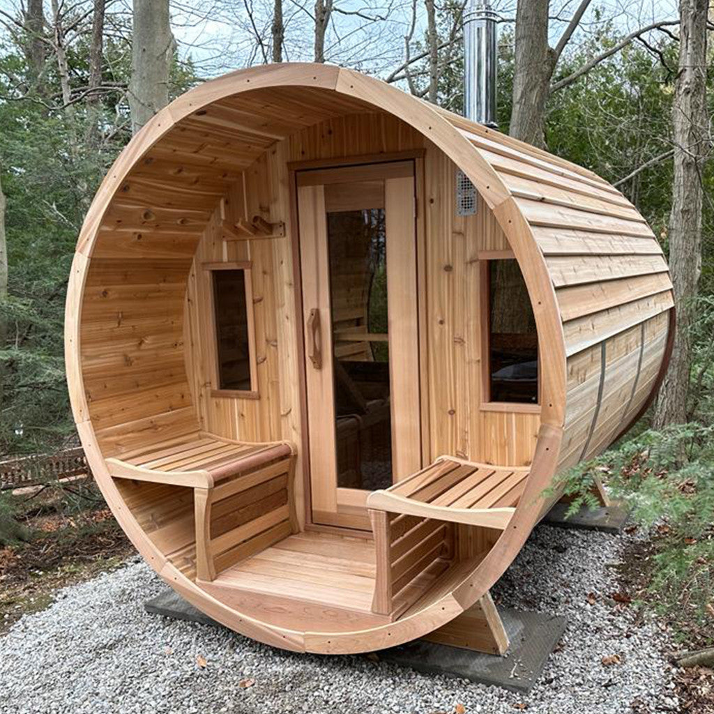 Dundalk Panoramic Sauna - Clear Cedar