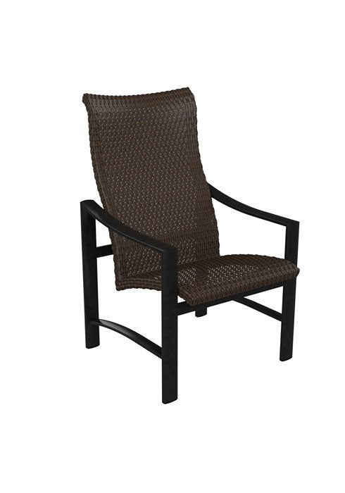 Tropitone Kenzo Woven High Back Dining Chair