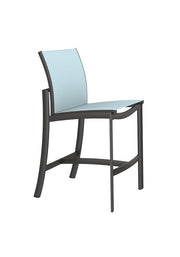 Tropitone KOR Relaxed Sling Armless Bar Stool