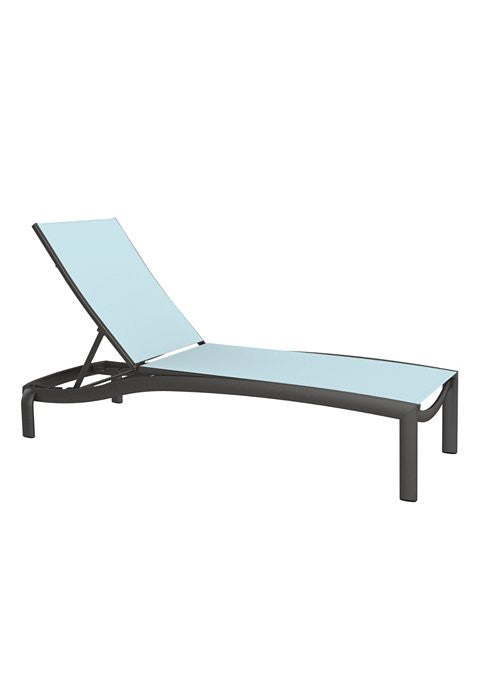 Tropitone KOR Sling Armless Chaise Lounge