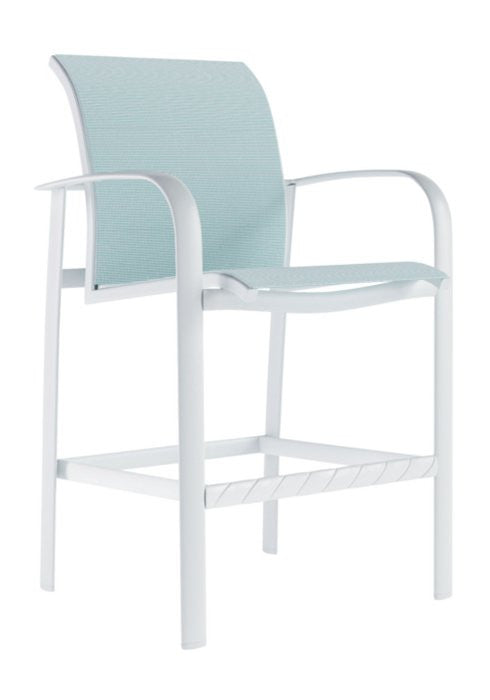Tropitone Laguna Beach, Relaxed Sling Bar Stool